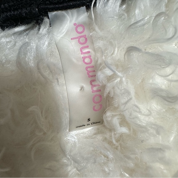 Commando Faux Leather Jogger Womens Size S Black Cozy Chic Stretch Pull On Pants - Picture 10 of 10